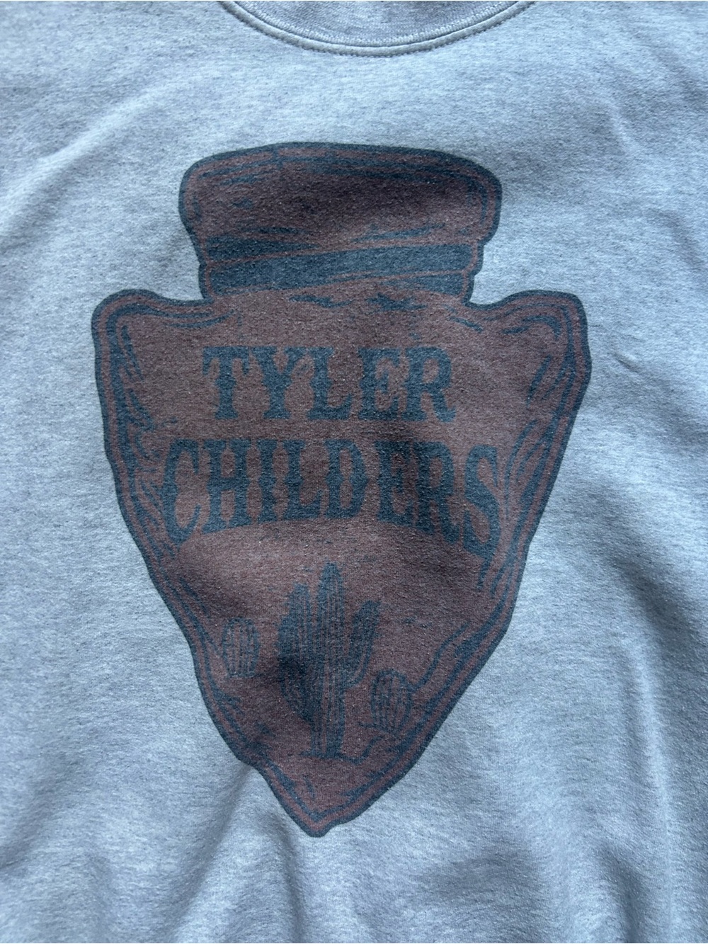 Tyler Childers Gray Crewneck Sweatshirt - Picture 4 of 5